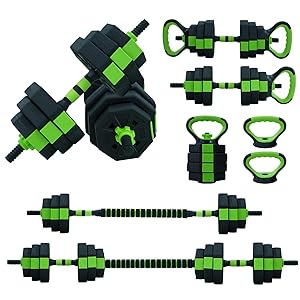 66lbs/88lbs Weight 4 in 1 Adjustable Kettlebell Set Dumbbell Set Used as Kettlebells Barbell Push up Stand for GYM Home
