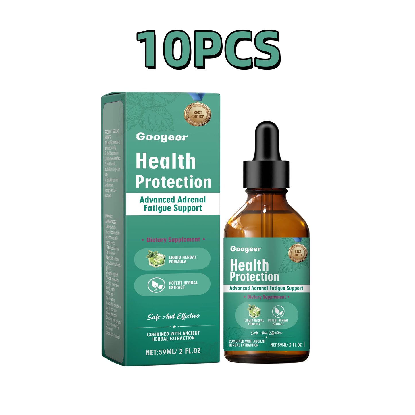 Adrenal Support Supplement, Fast Nutrient Uptake Plant Extract