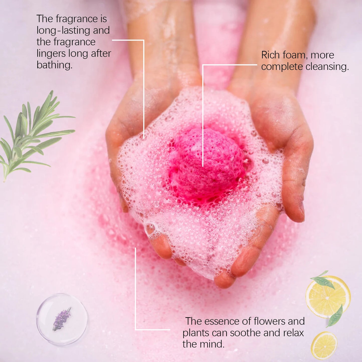 Bath Bubble, Lasting Fragrance, Stress Relieving