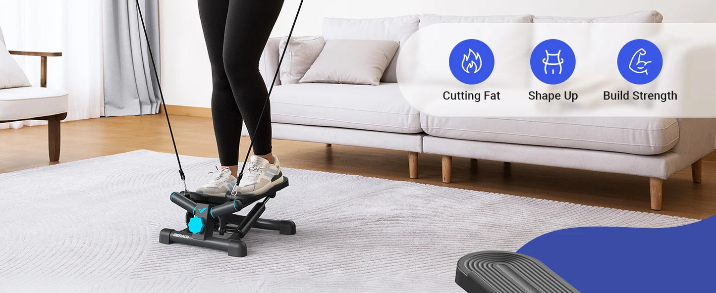 Mini Stepper r 330LBS Capacity with Resistance Band