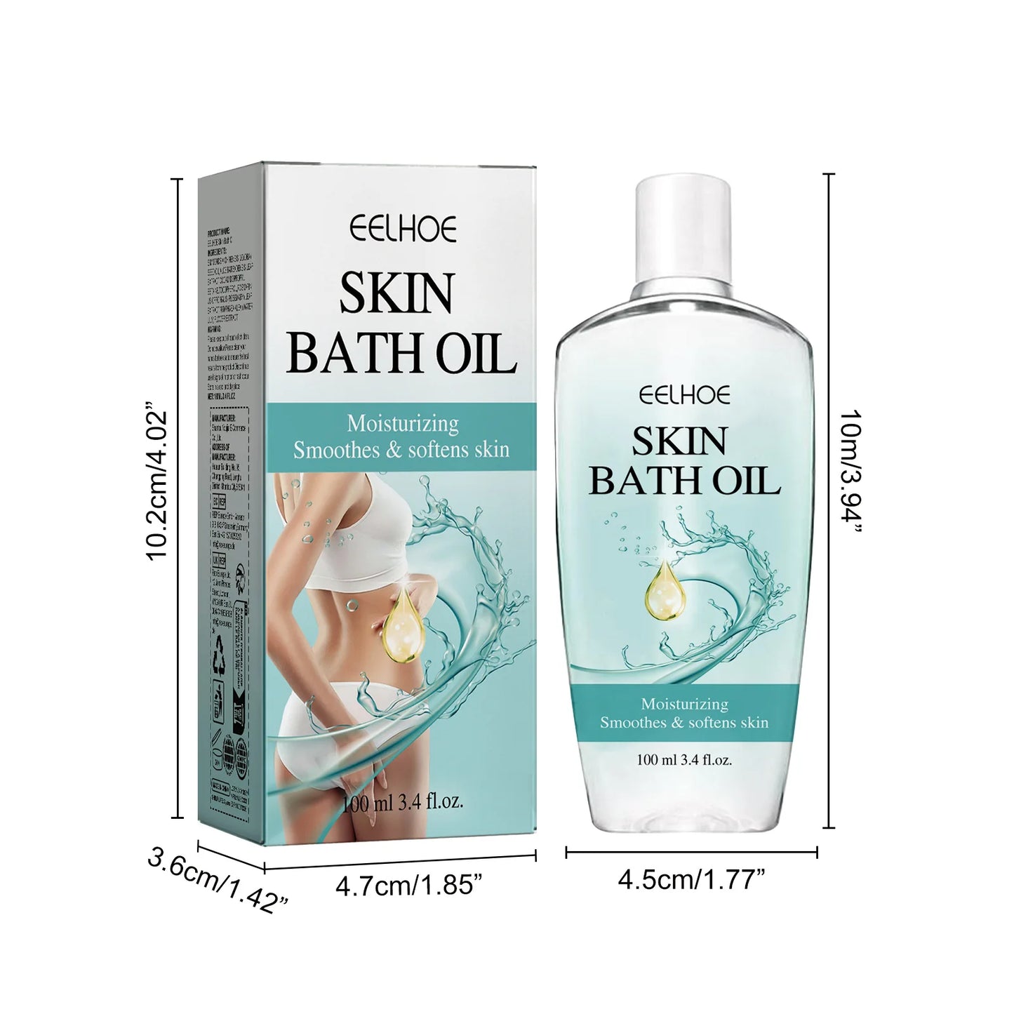 Cleansing Bath Oil Exfoliator Moisturizing Skin Repairing