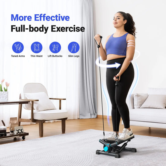 Mini Stepper r 330LBS Capacity with Resistance Band