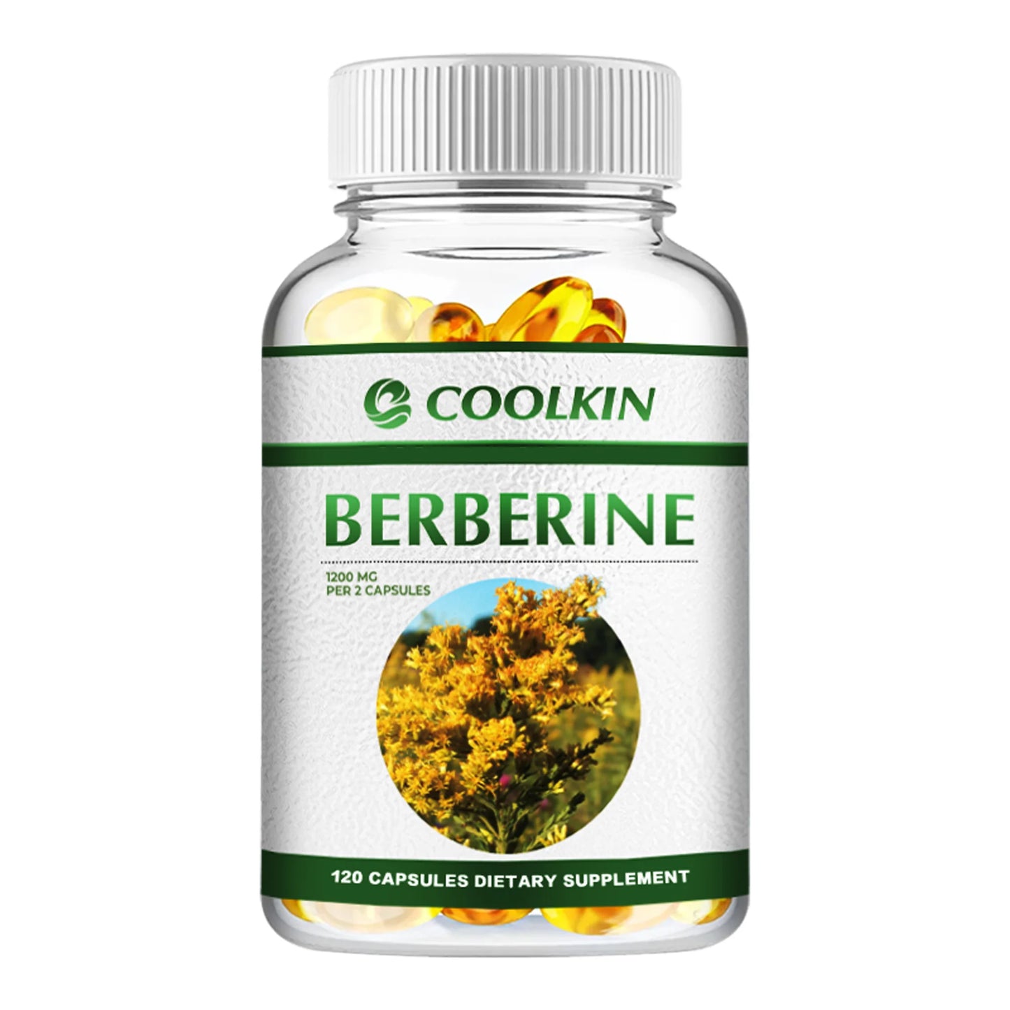 Premium Berberine Supplement - Supports Immune System, Heart & Gastrointestinal Wellness - 120 Capsules