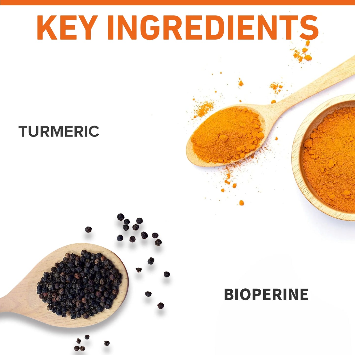Turmeric Curcumin - Helps Relieve Muscle and Joint Pain, Antioxidant, Supports Immune, Heart,