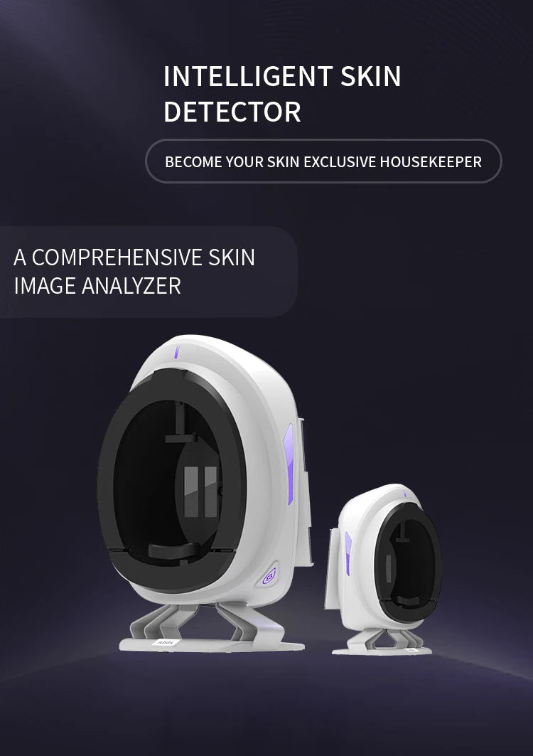 3D AI Facial Skin Analyzer Detection Skin Problem Diagnosis 8 Spectrum Professional Analysis Beauty Salon Equipment