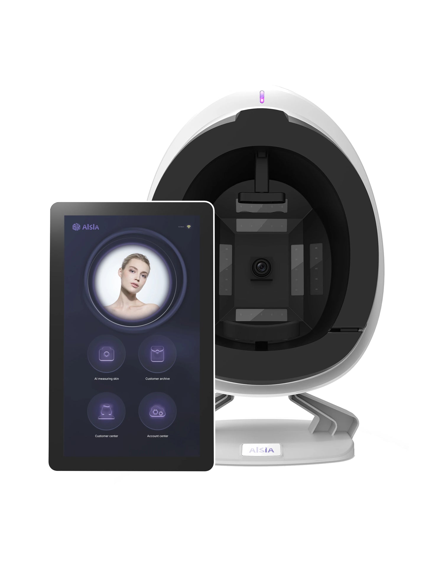 3D AI Facial Skin Analyzer Detection Skin Problem Diagnosis 8 Spectrum Professional Analysis Beauty Salon Equipment