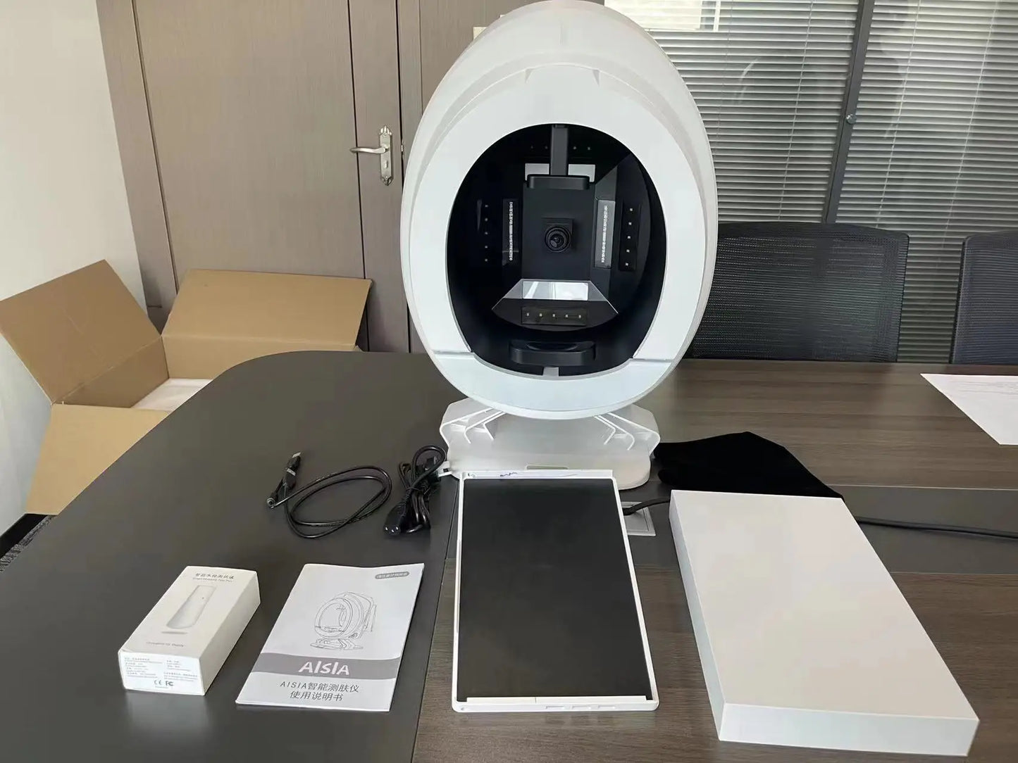 3D AI Facial Skin Analyzer Detection Skin Problem Diagnosis 8 Spectrum Professional Analysis Beauty Salon Equipment