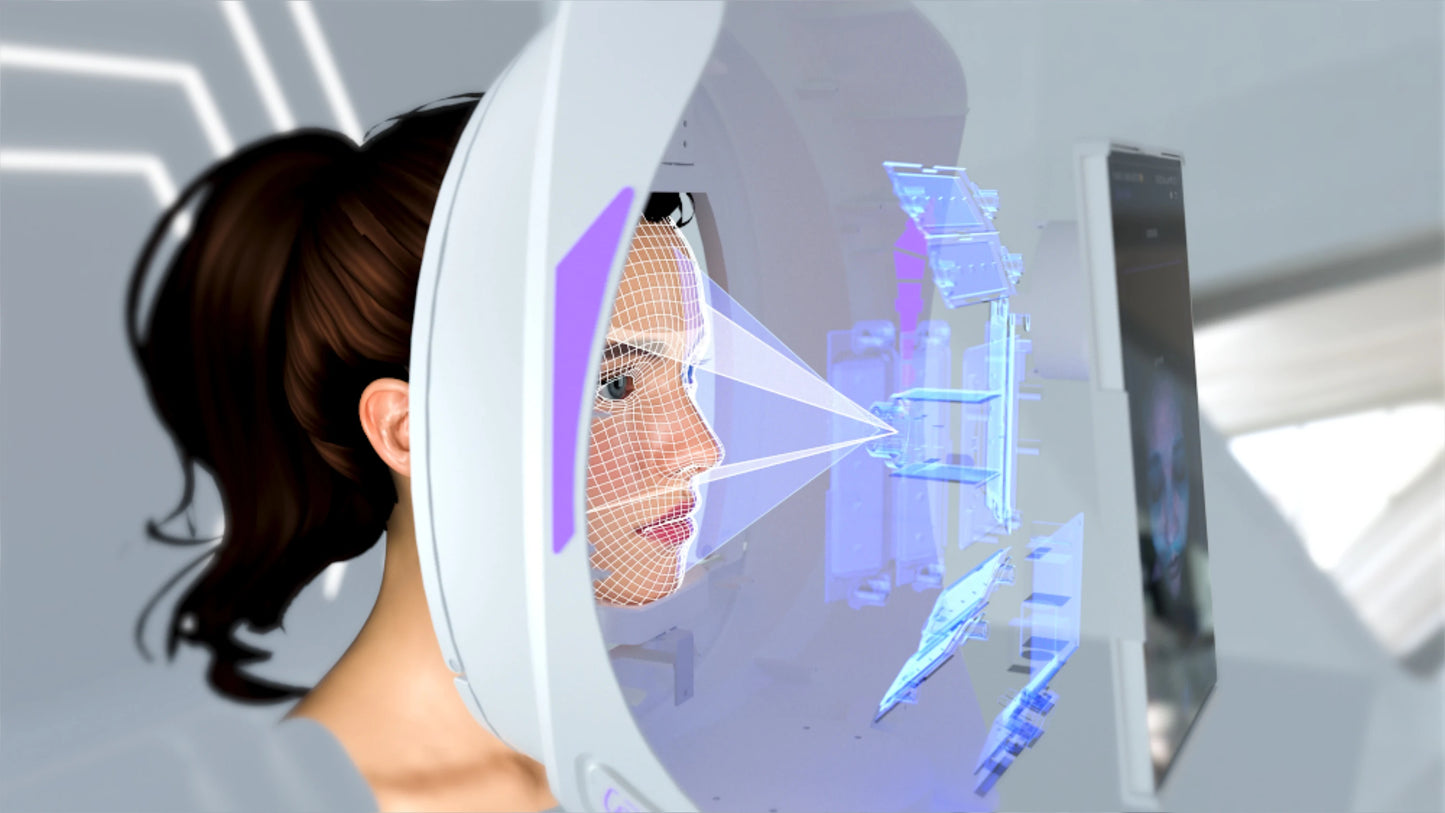 3D AI Facial Skin Analyzer Detection Skin Problem Diagnosis 8 Spectrum Professional Analysis Beauty Salon Equipment
