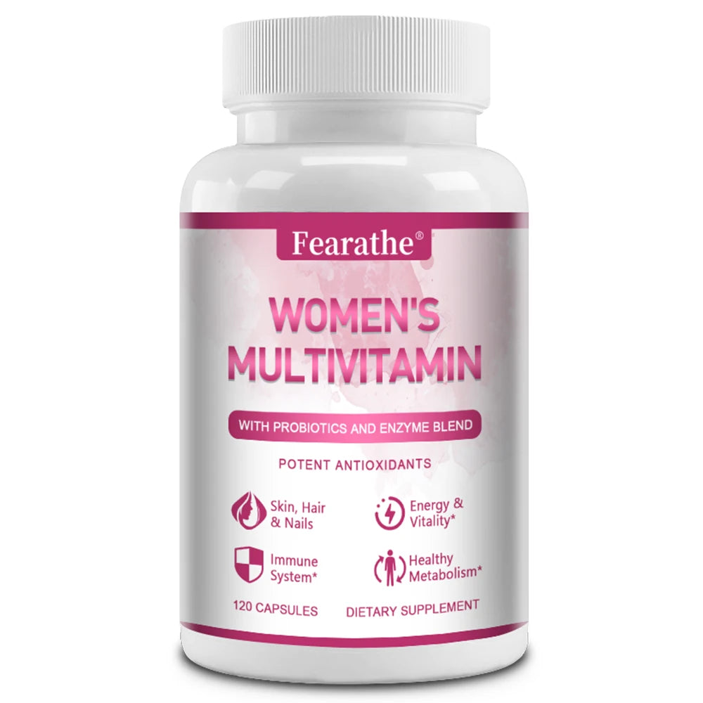 Women's Multivitamin Energy Supplement, Skin, Nails, Hair,