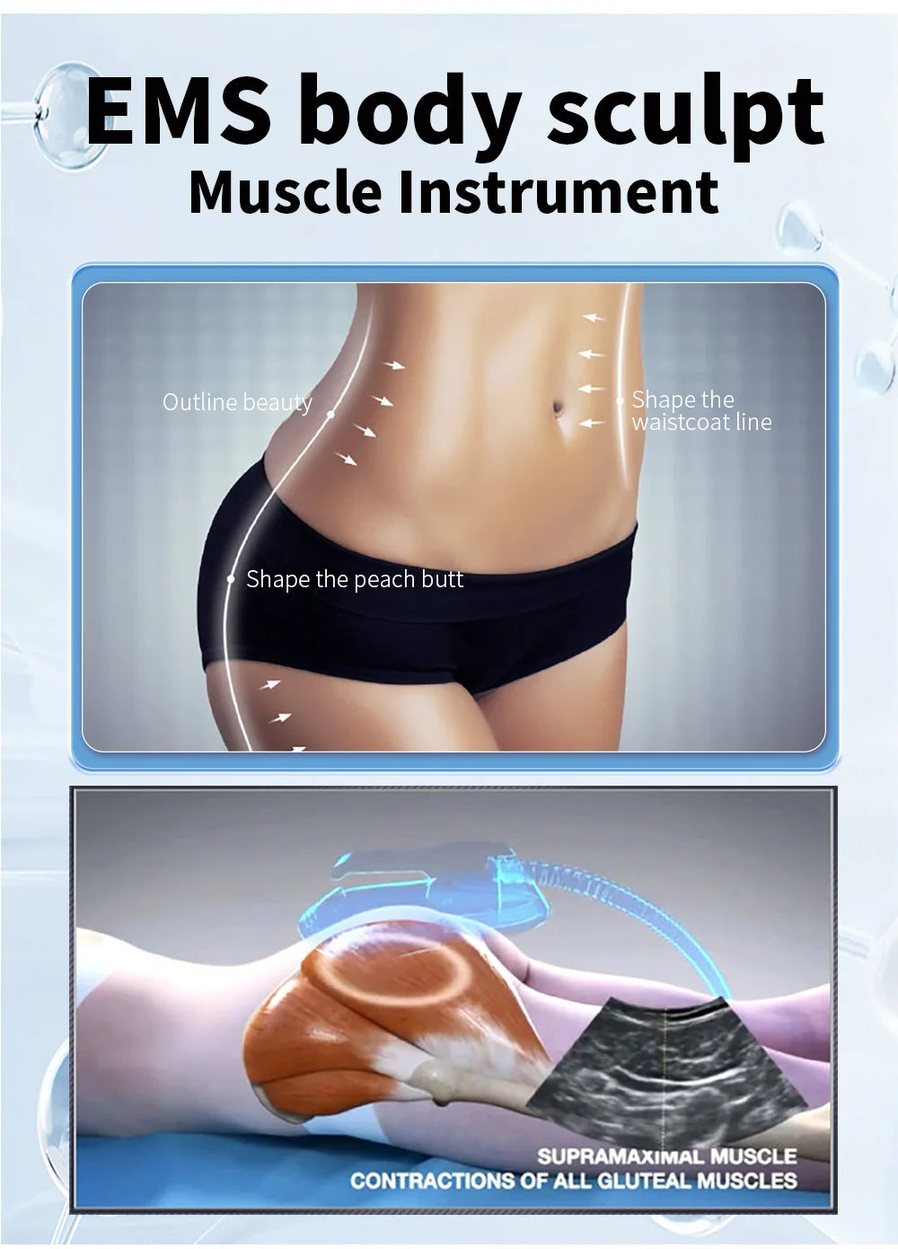EMS Body Sculpt Muscle Stimulate Machine Electric Slimming