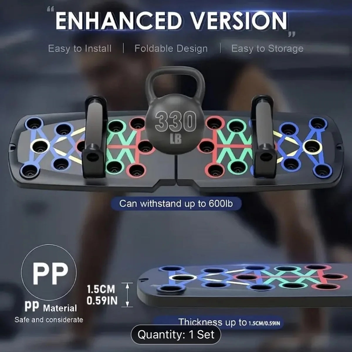 Push Up Board Home, Chest Muscle Exercise
