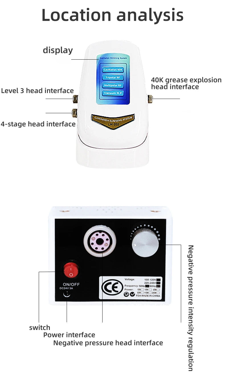 New 4 In 1 Ultrasonic Body Care Tool