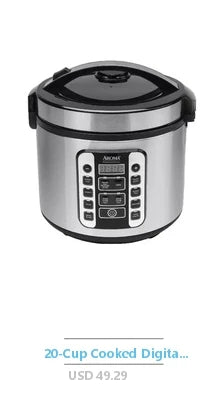 Cup Uncooked / 12-Cup Cooked Rice Cooker with Nonstick Inner Pot