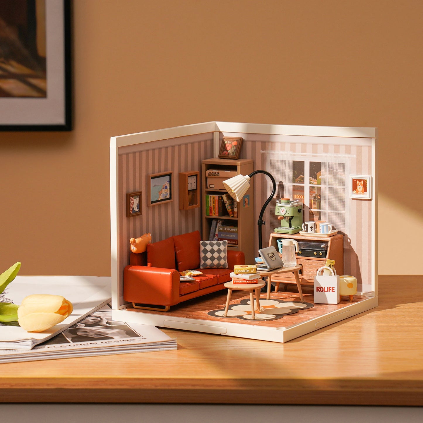 Plastic Toys 3D Puzzle Puzzle Cozy Living Lounge