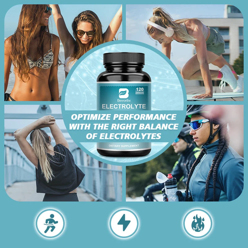 Electrolyte Capsules with Vitamin B6, Endurance Sports Nutrition
