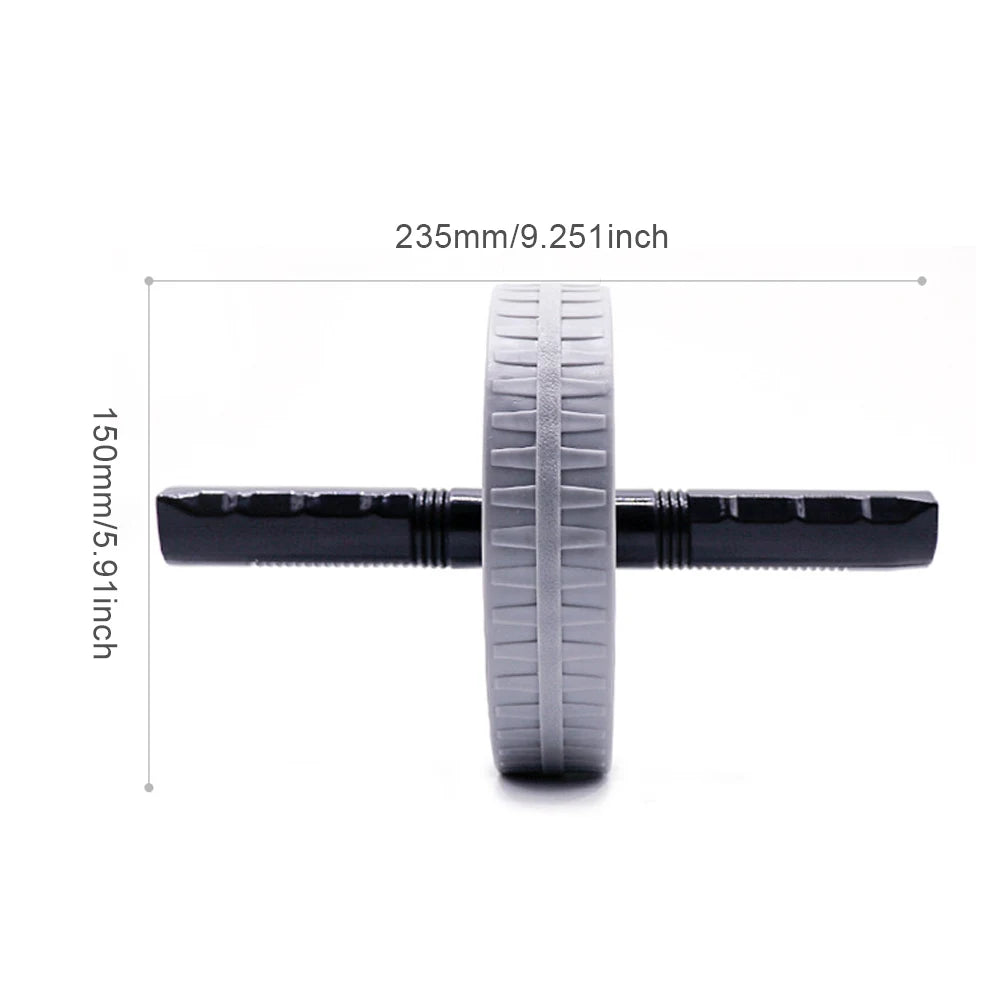 Workout AB Roller Wheel Non-slip Abdominal Roller No Noise Abdominal Trainer Abdominal Exerciser for Home Gym Strength Workouts