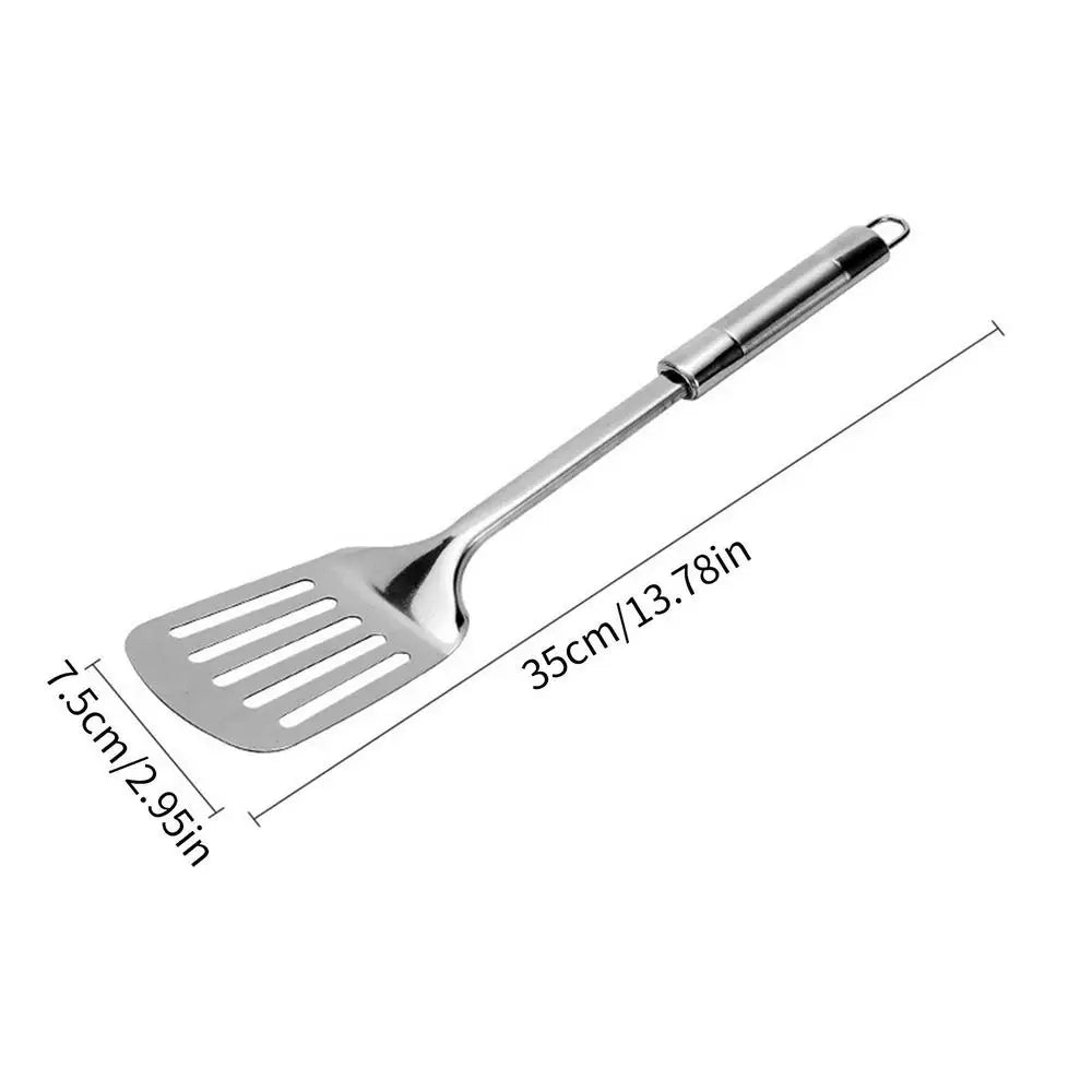 Kitchen Utensils Wok Spatula Ladle Tool Set Stainless Steel Accessory Cookware Set