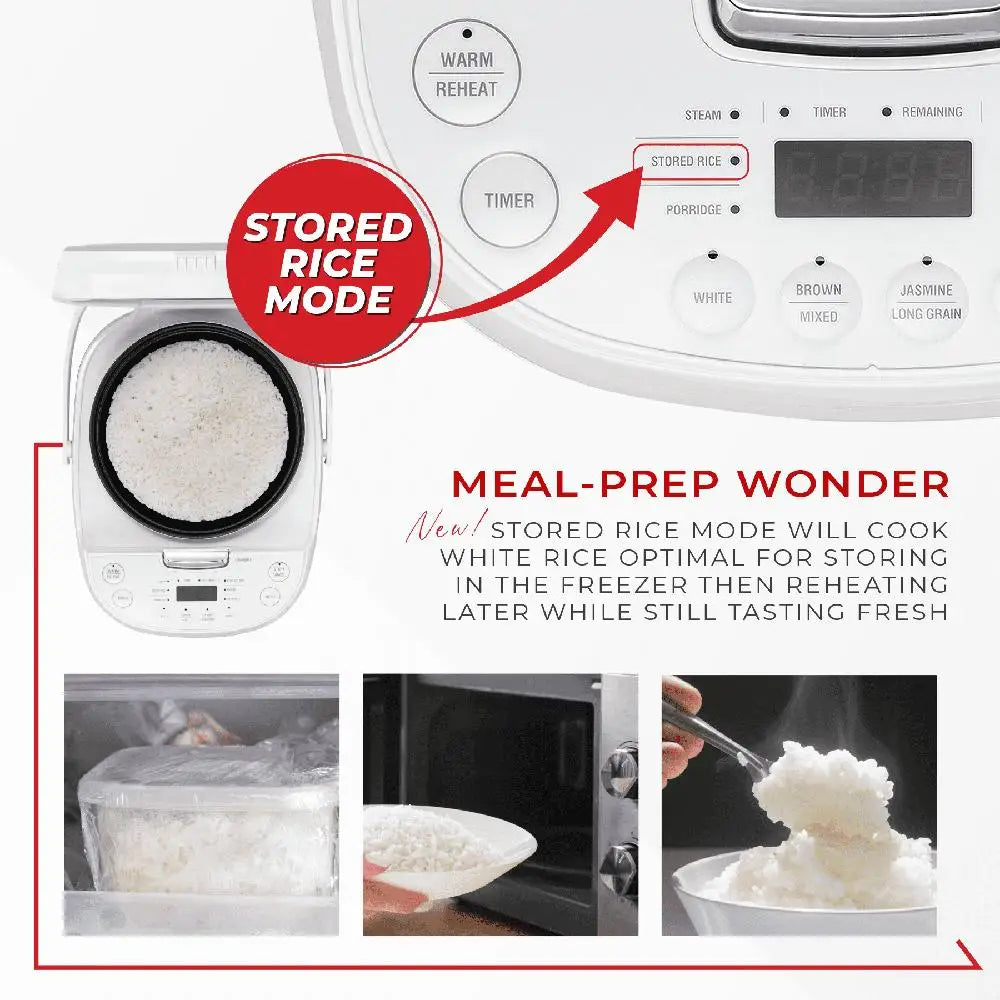 Cup Uncooked / 12-Cup Cooked Rice Cooker with Nonstick Inner Pot