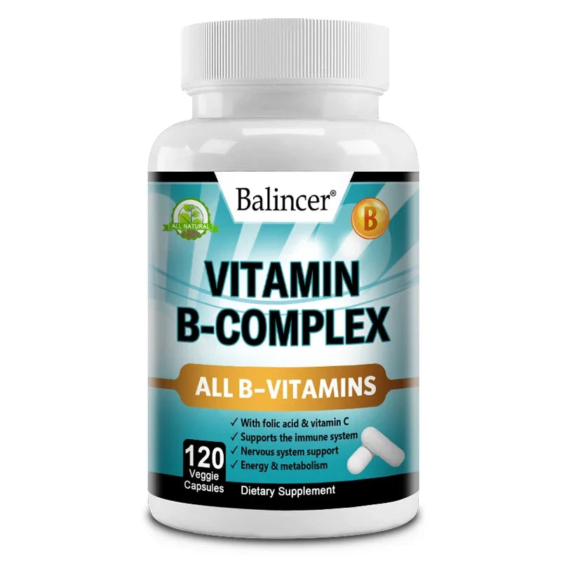 B Vitamins, Folic Acid & Vitamin C Supplement, Immune System Support, Mood Support