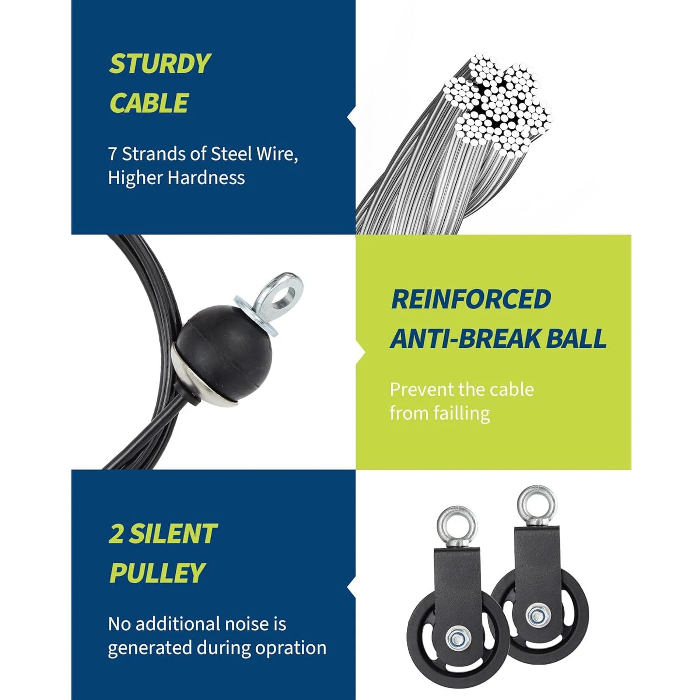 Pulley System Attachments, Arm Workouts Equipment