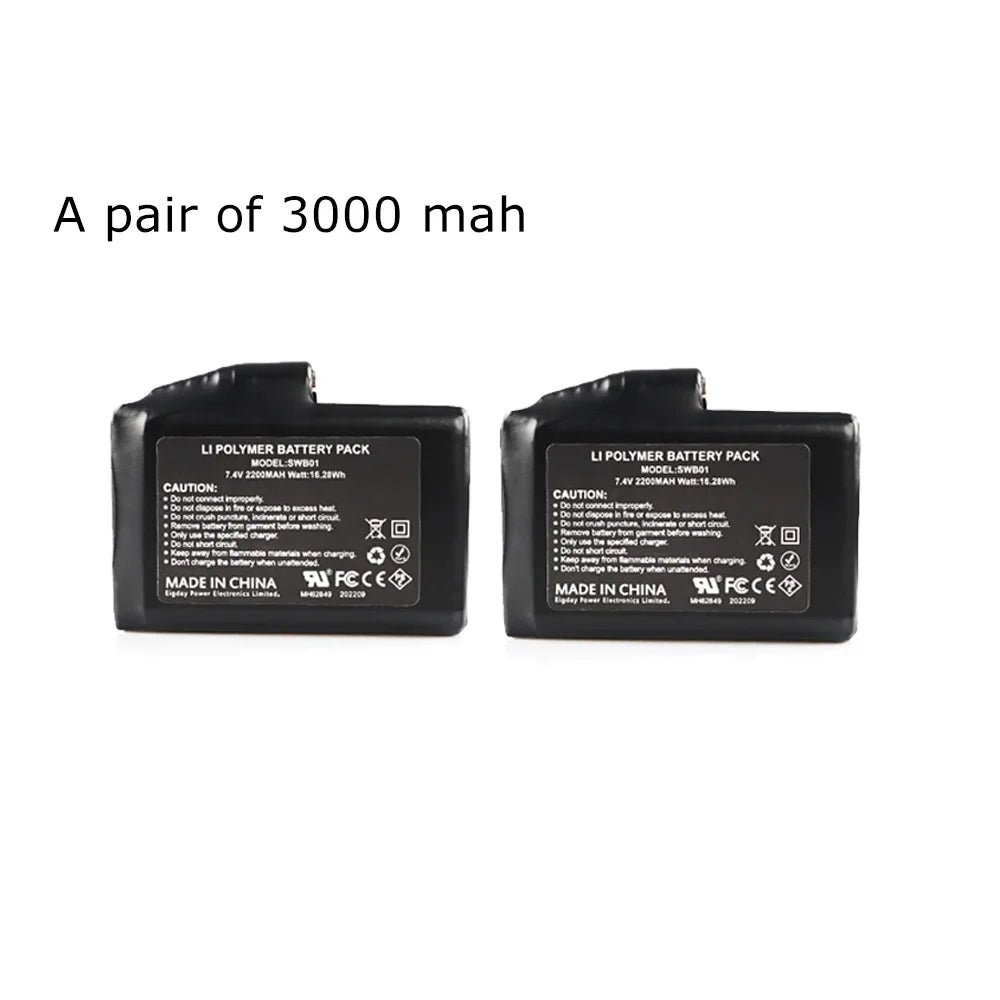 7.4 V 2200 / 3000 mAh Charger Rechargeable Lithium Polymer Battery Heated Gloves Socks Heated Jackets Vest Motorcycle Gloves USB