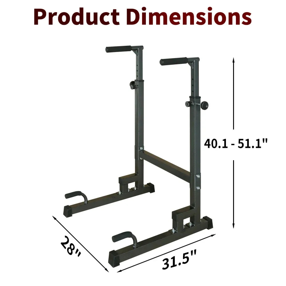 PBench Pull Up Bar Stand Adjustable Height Heavy Duty Multi-Function Fitness Training Equipment