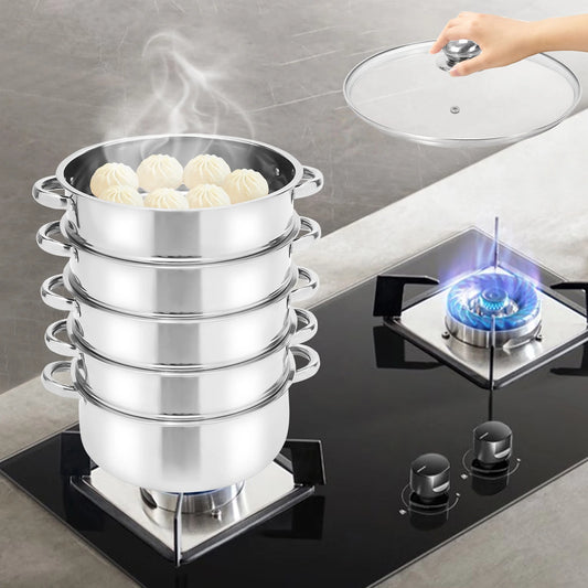 5 layer Stainless Steel Steam Cooker Steamer