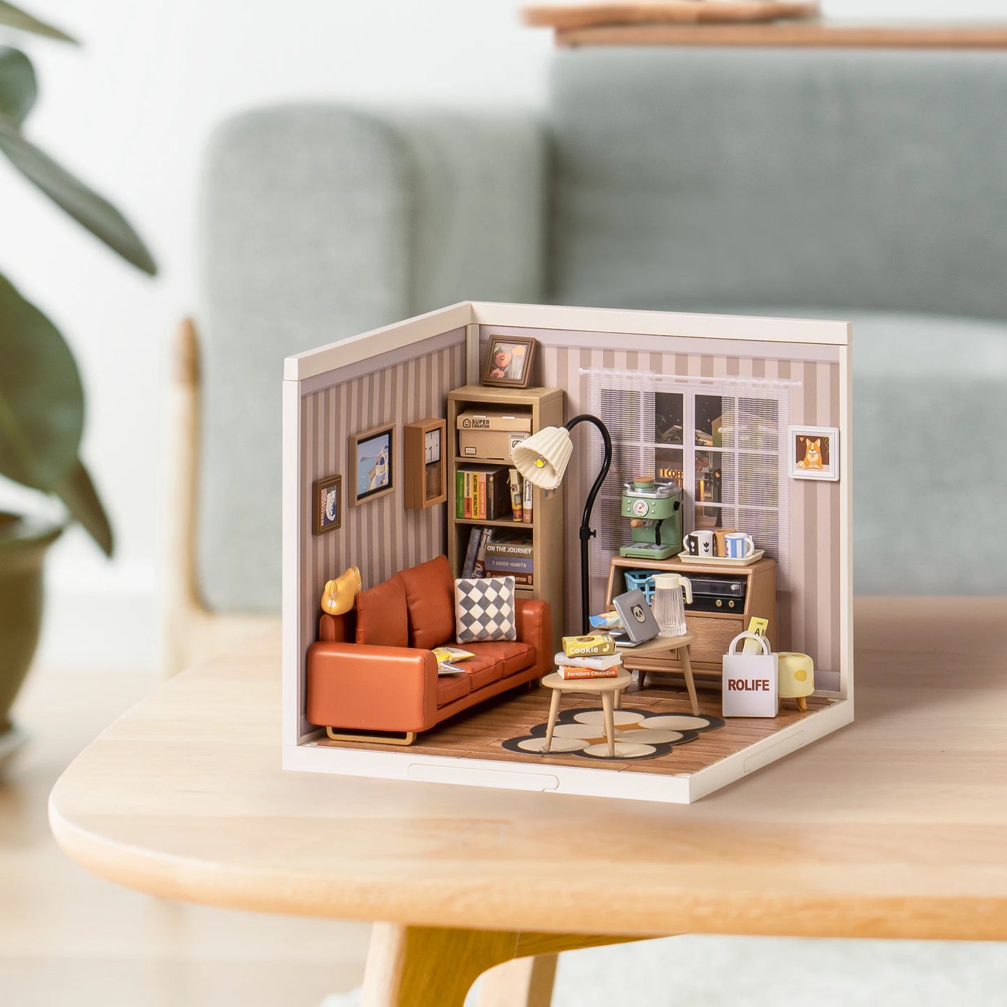 Plastic Toys 3D Puzzle Puzzle Cozy Living Lounge
