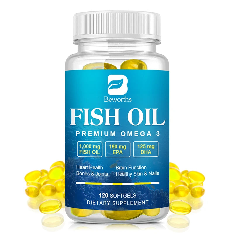 Omega-3 Fish A for Heart, Brain and Immune Support Oil, High in EPA + DH