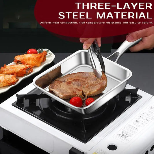 Non Stick, Deep Iron Skillet,