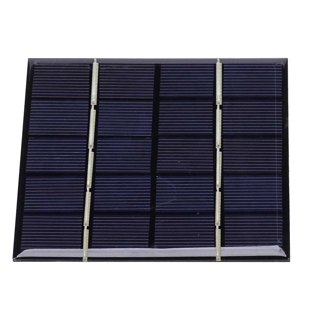 3W 5V Solar Panel Charger Photovoltaic Cells Solar Charging Panel for Solar Light for 3.7V Battery 3-5V Battery/Phone Charger