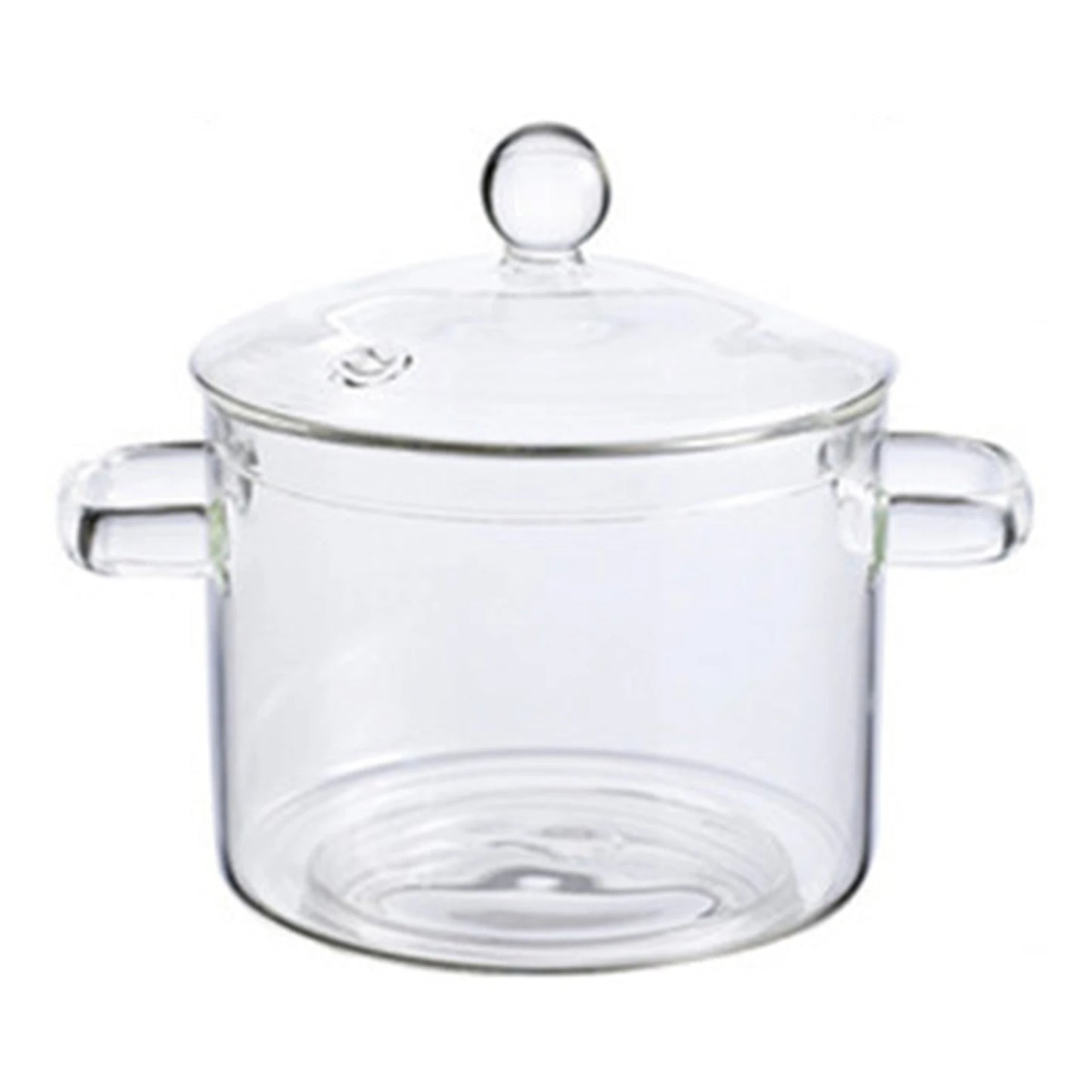 Glass Soup Pots Saucepan with Lid
