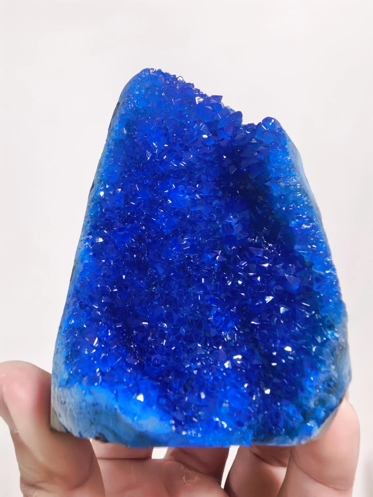 Natural BLUE Crystal Geode