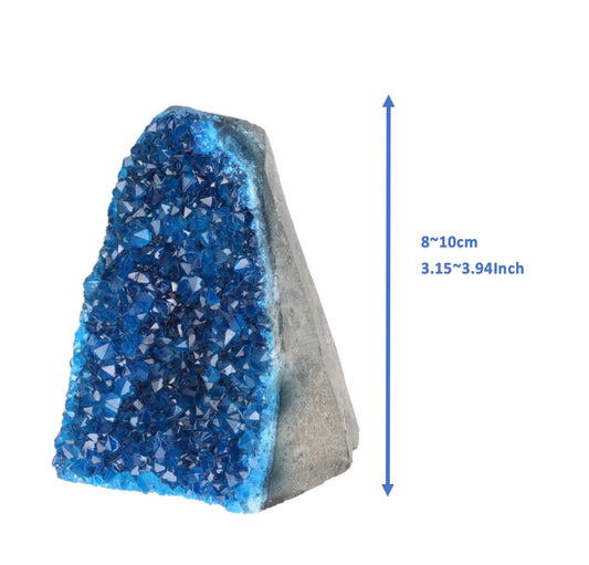 Natural BLUE Crystal Geode