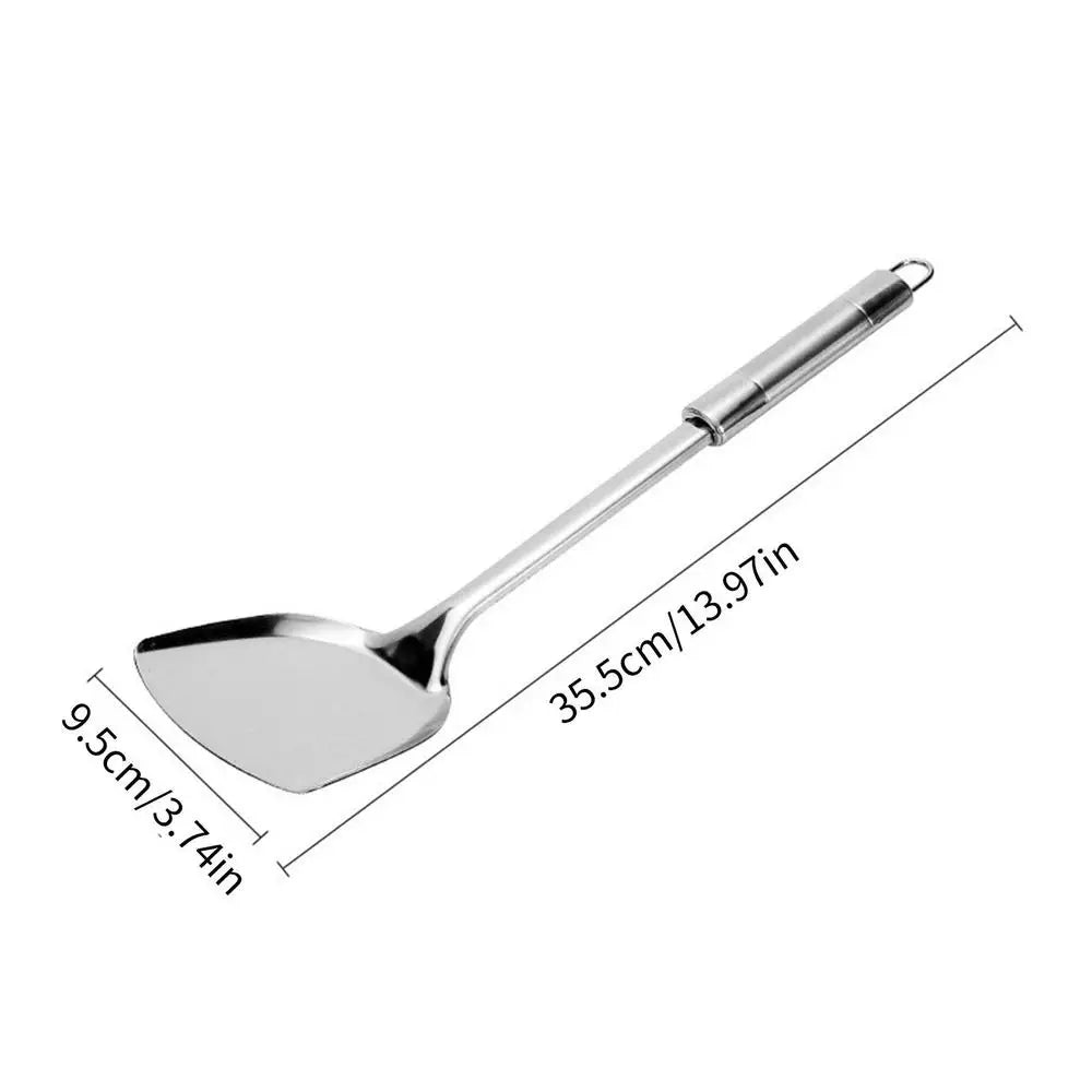 Kitchen Utensils Wok Spatula Ladle Tool Set Stainless Steel Accessory Cookware Set