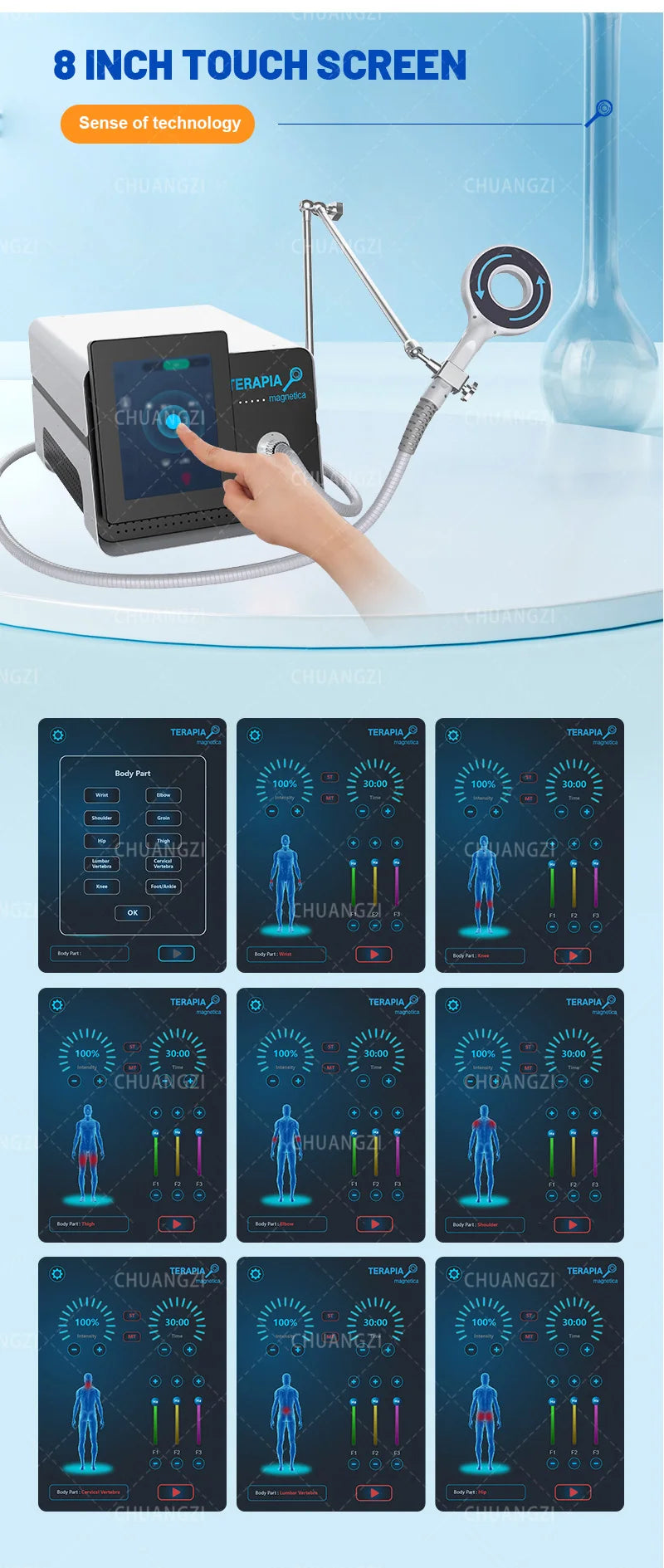 Magnetic Therapy Machine, Pain Relief, Sports Injury Relief