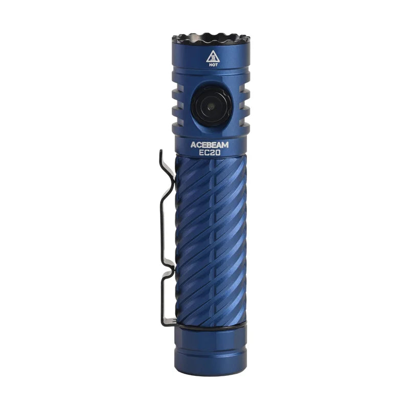 Led flashlight EDC LUXEON HL4X Leds 2800 lumens 340 meters 18650 battery multi-color auxiliary lights