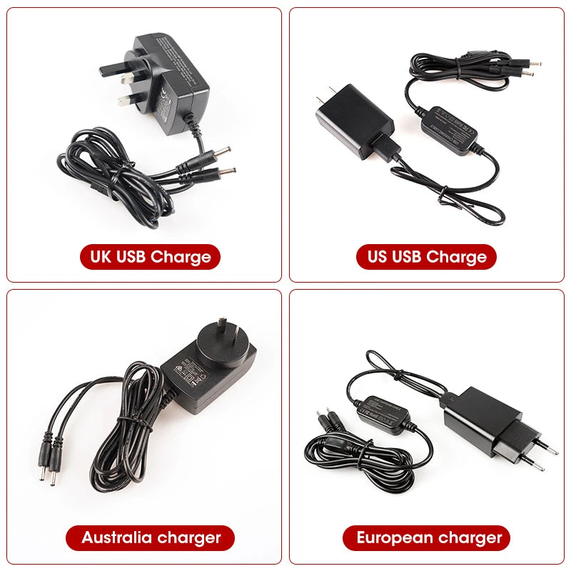 7.4 V 2200 / 3000 mAh Charger Rechargeable Lithium Polymer Battery Heated Gloves Socks Heated Jackets Vest Motorcycle Gloves USB