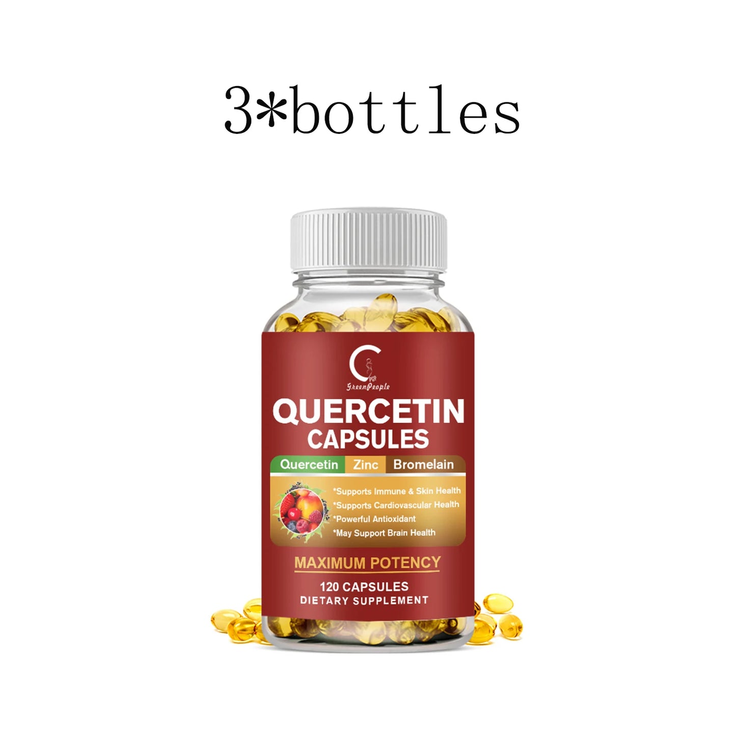 Quercetin with Bromelain Capsule- Non-GMO