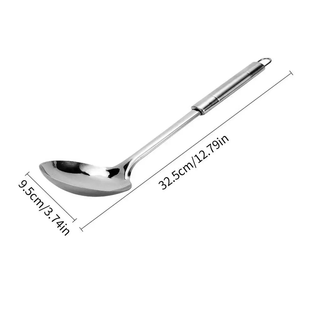 Kitchen Utensils Wok Spatula Ladle Tool Set Stainless Steel Accessory Cookware Set