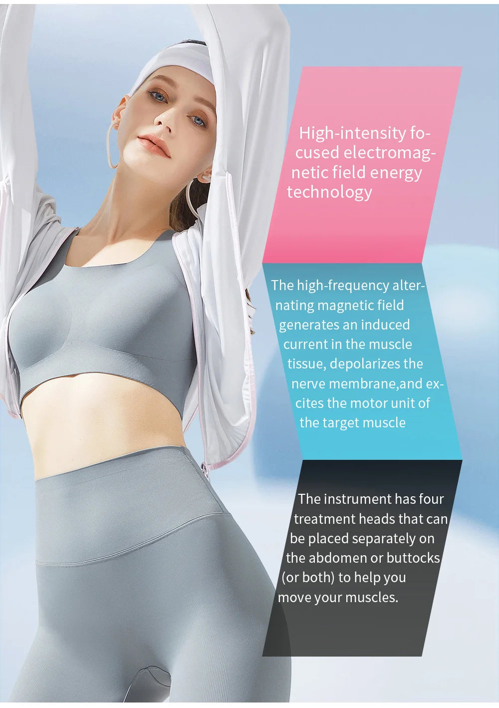 EMS Body Sculpt Muscle Stimulate Machine Electric Slimming