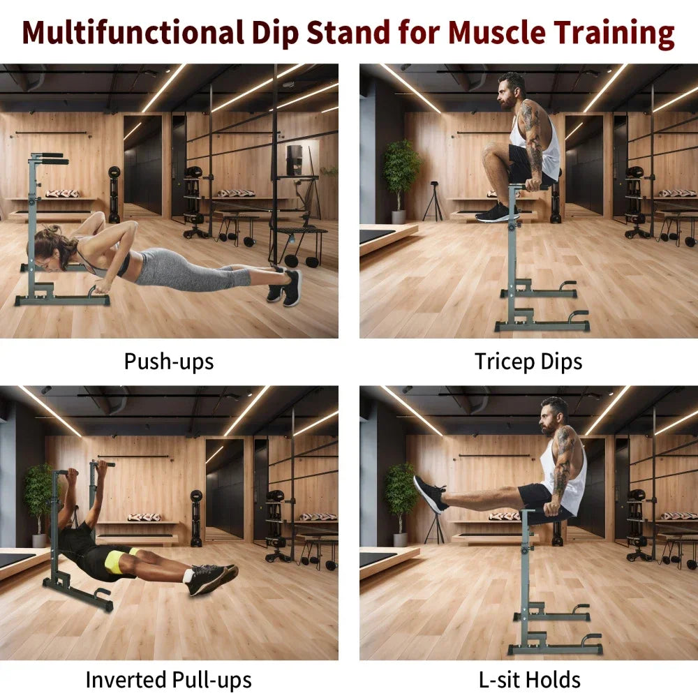 PBench Pull Up Bar Stand Adjustable Height Heavy Duty Multi-Function Fitness Training Equipment