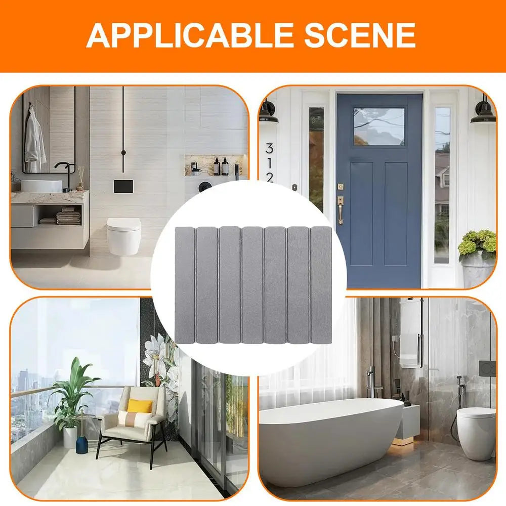 Shower Mat, Absorbent, Diatomite, Rubber backed