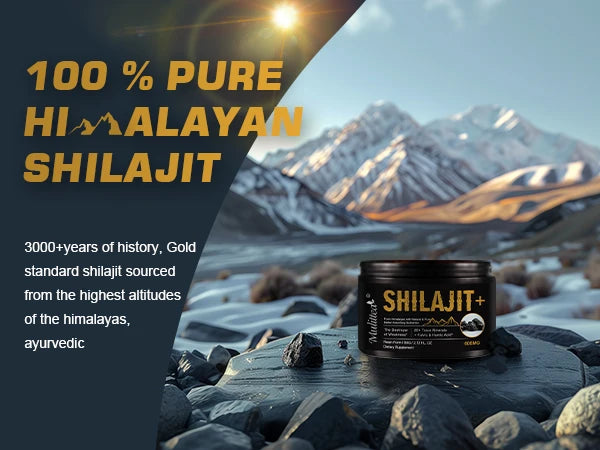 100% Pure shilajits with 85+ T& Fulvic Acid Support Immune, Brain Focus and Memoryrace Minerals
