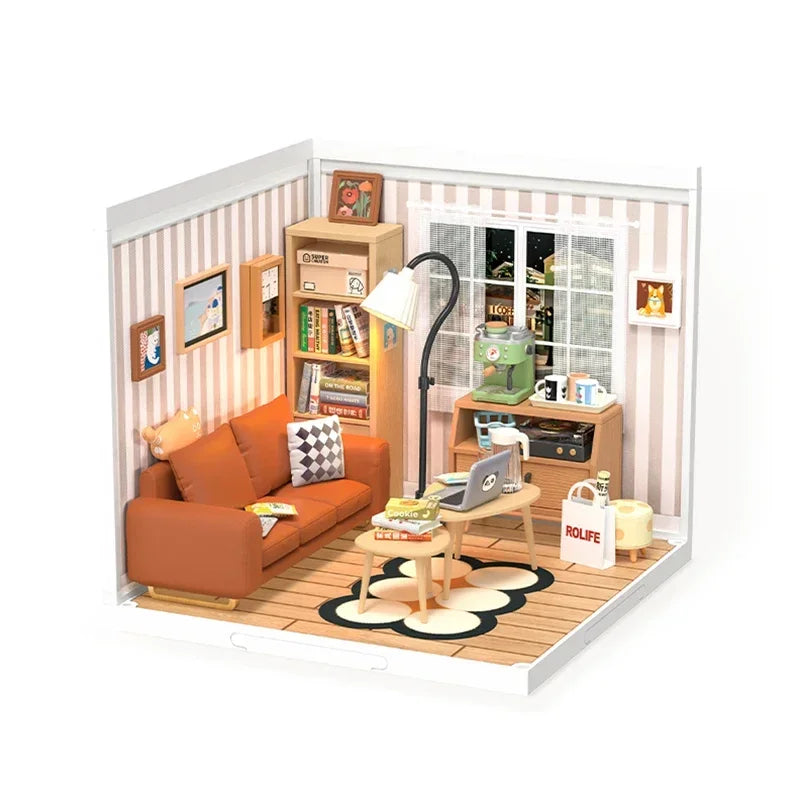 Plastic Toys 3D Puzzle Puzzle Cozy Living Lounge