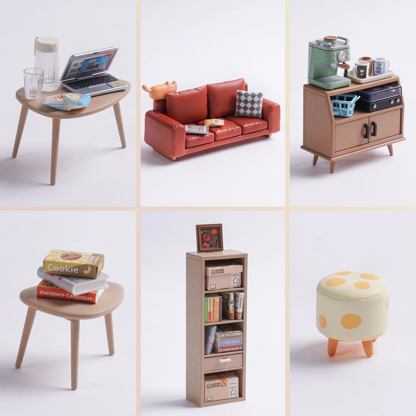 Plastic Toys 3D Puzzle Puzzle Cozy Living Lounge
