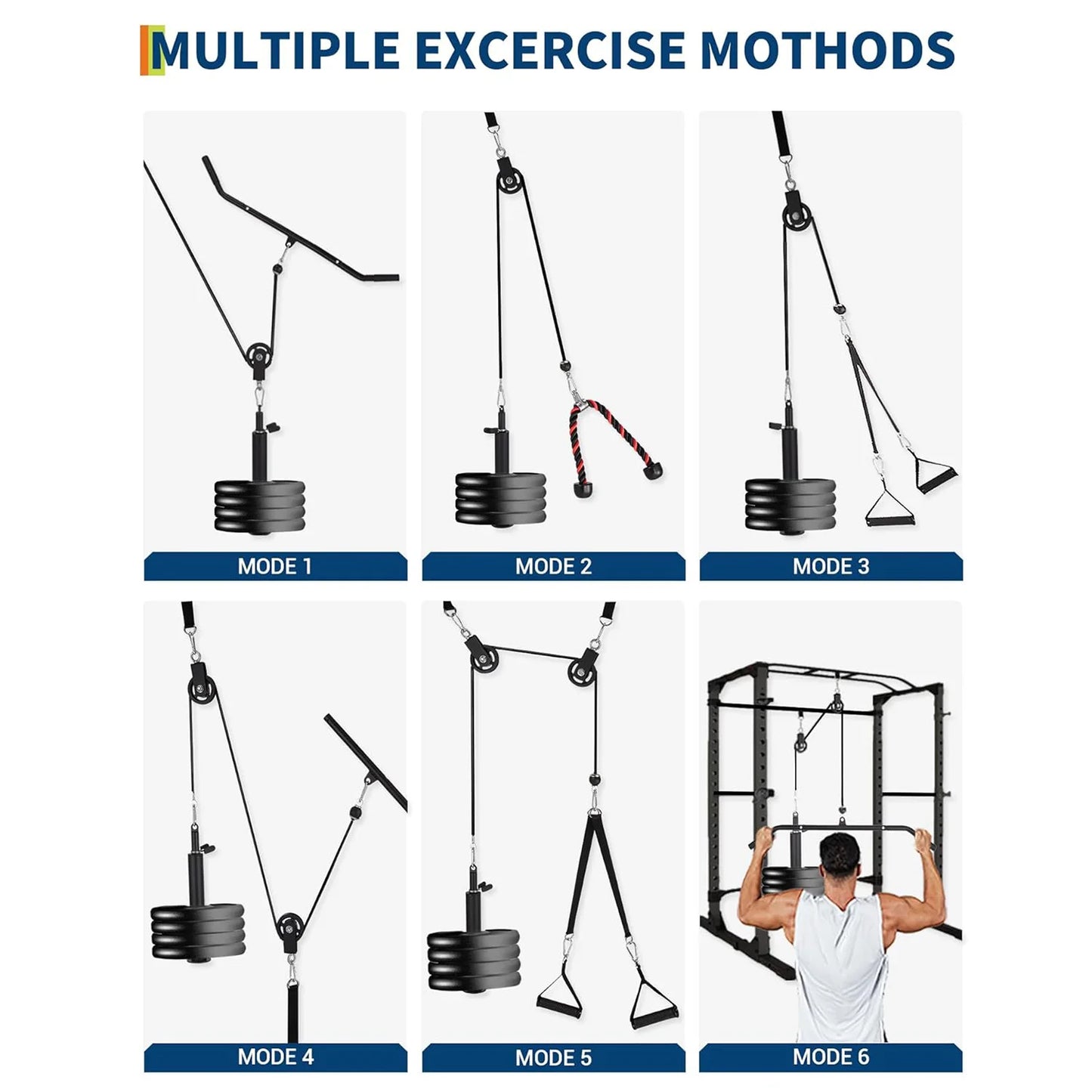 Pulley System Attachments, Arm Workouts Equipment