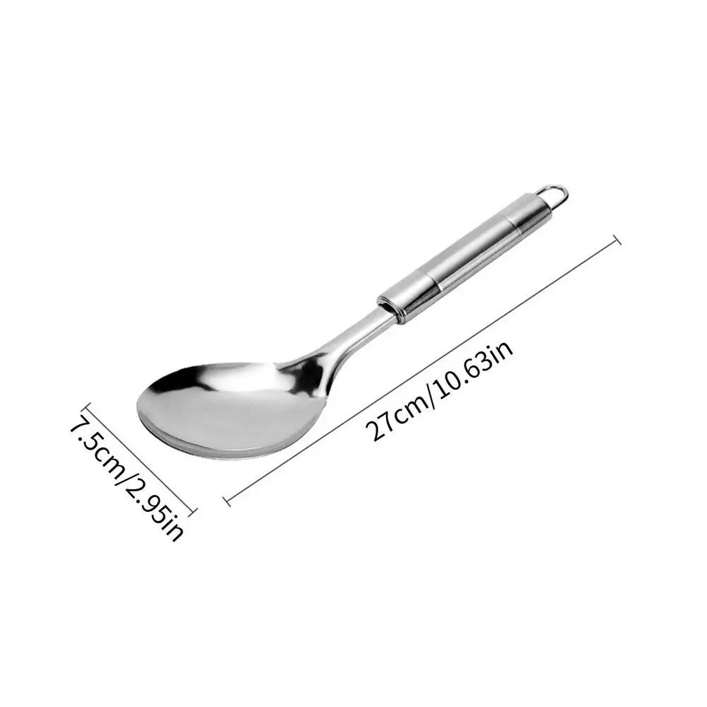 Kitchen Utensils Wok Spatula Ladle Tool Set Stainless Steel Accessory Cookware Set