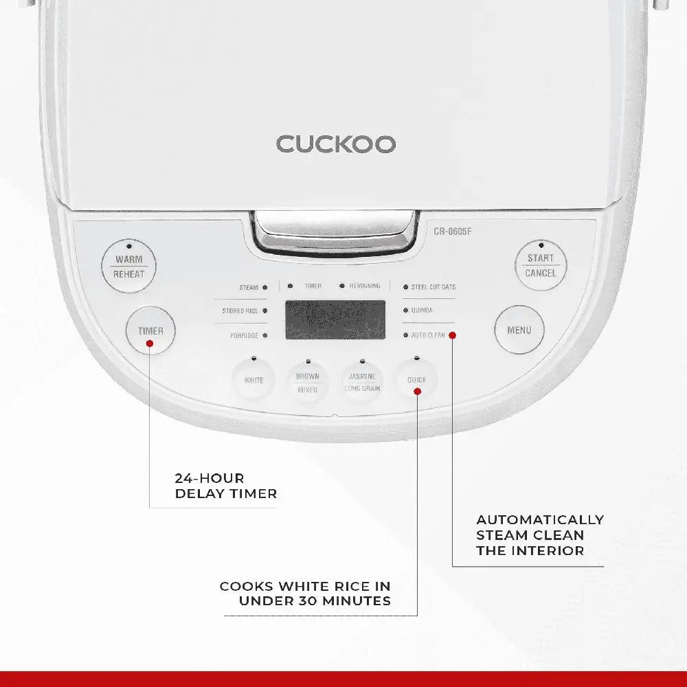 Cup Uncooked / 12-Cup Cooked Rice Cooker with Nonstick Inner Pot