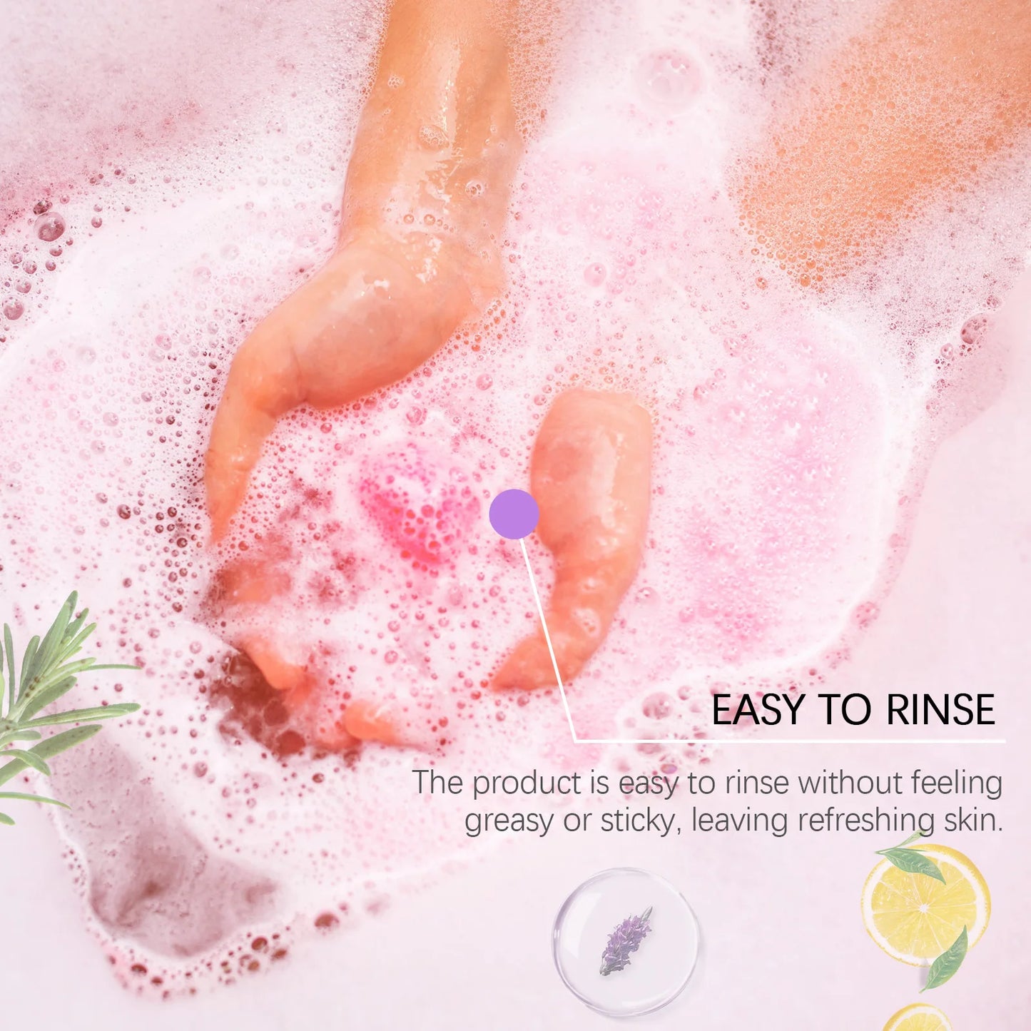 Bubble Salt Bath Ball Fragrance Moisturize Nourish Skin